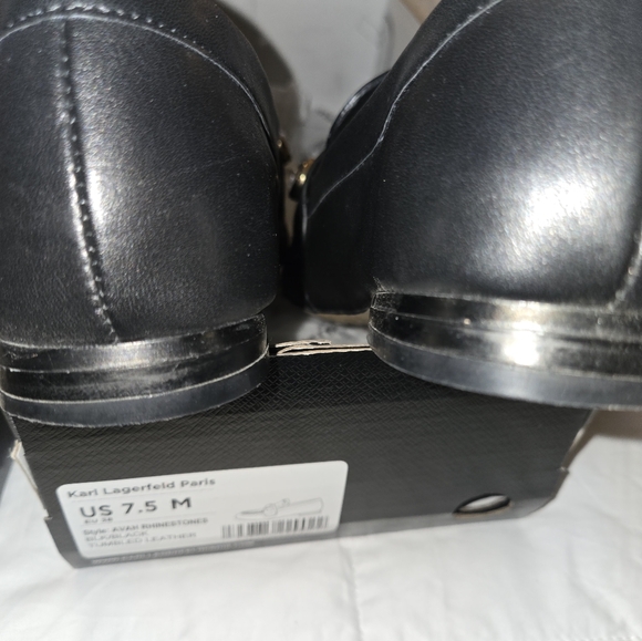 Karl Lagerfeld Paris Rhinstone Loafers - Picture 3 of 7